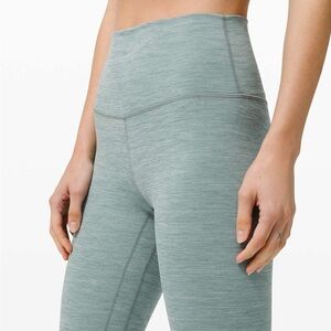 lululemon Heathered Tidewater Teal Align Leggings 25”